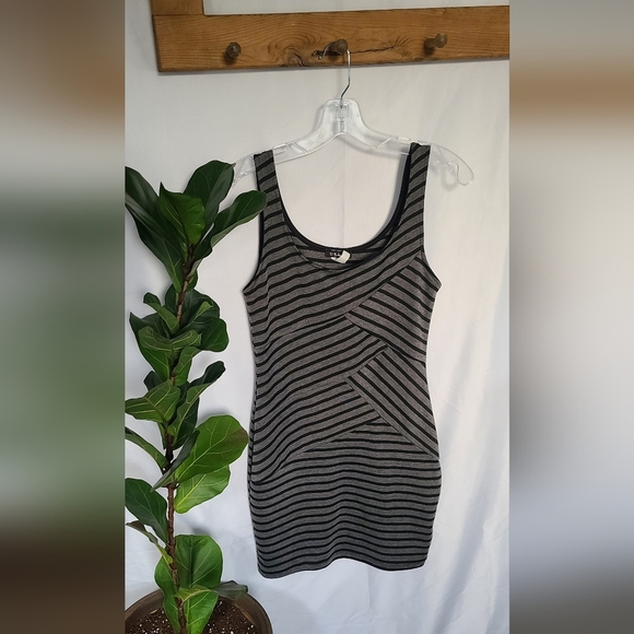 Mini Dress - Black/Gray -  size S - Picture 1 of 6